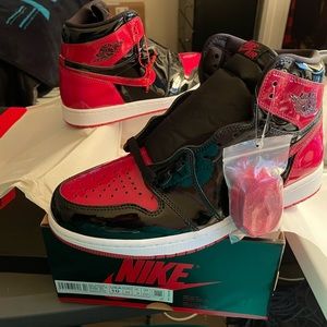 Releasing 12/30 Jordan 1 bred patent